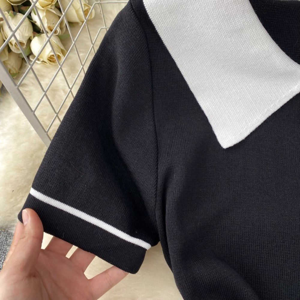 women's french knitted dress - Picture 6 of 9